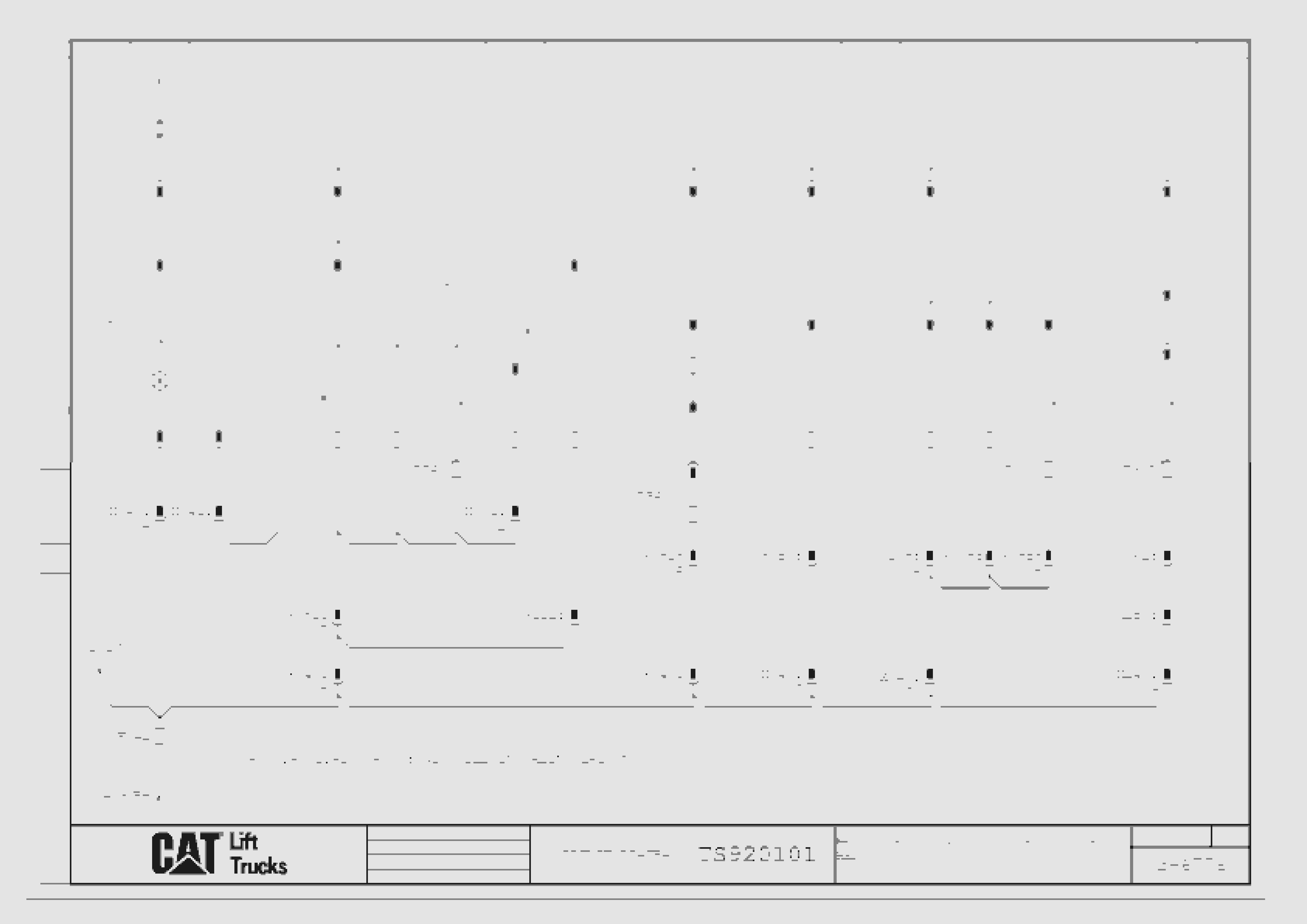 Caterpillar NR14-25K(KC)(KE)(KH)(KN) Cold Store Modification Heating Electrical Diagrams TS920101