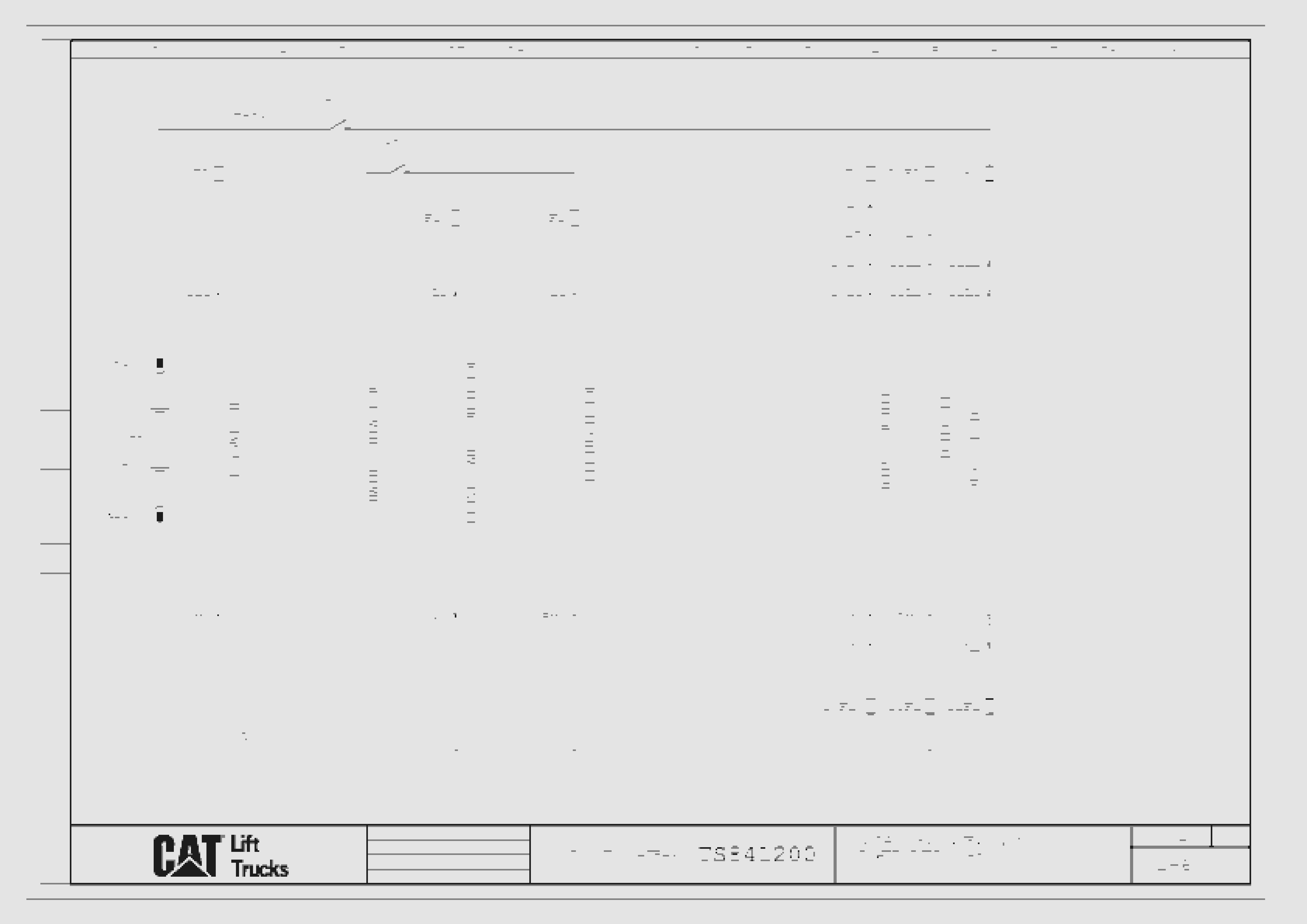 Caterpillar NR14-25K(KC)(KE)(KH)(KN) Electrical Diagrams TS841200
