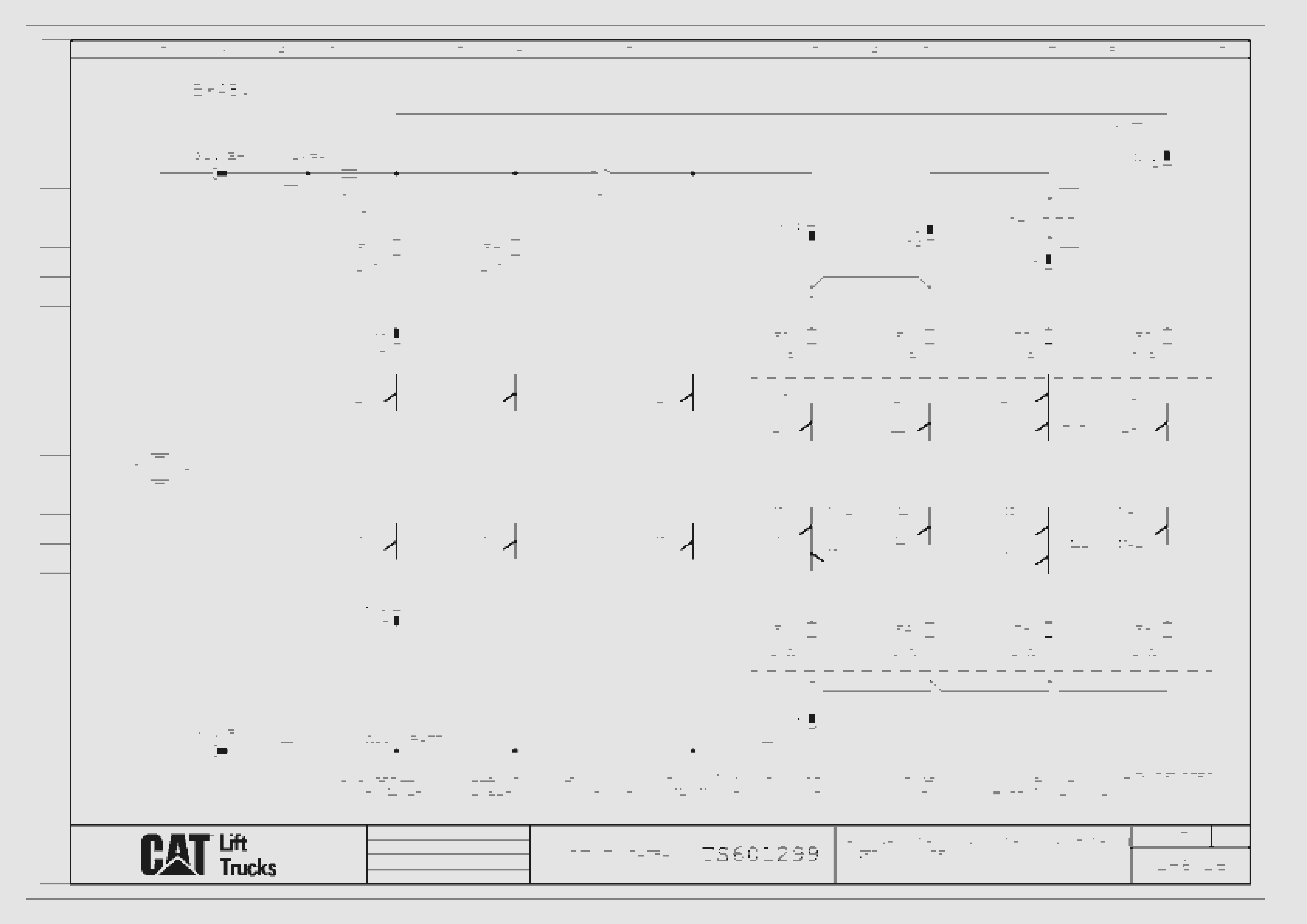 Caterpillar NR14, NR16, NR16C, NR20, NR20H, NR25, NR25H Electrical Diagrams TS601299