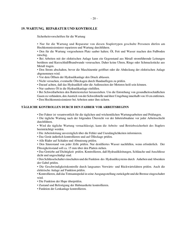 Caterpillar NR14, NR16, NR16C, NR20, NR20H, NR25H Operation and Maintenance Manual WHOMM0031-5