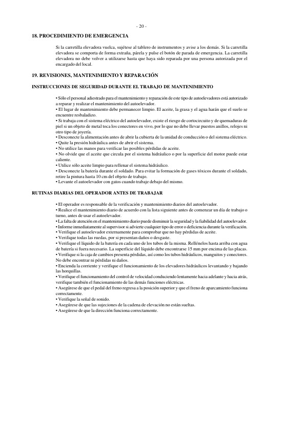 Caterpillar NR14, NR16, NR16C, NR20, NR20H, NR25H Operation and Maintenance Manual WHOMM0031 DE-5