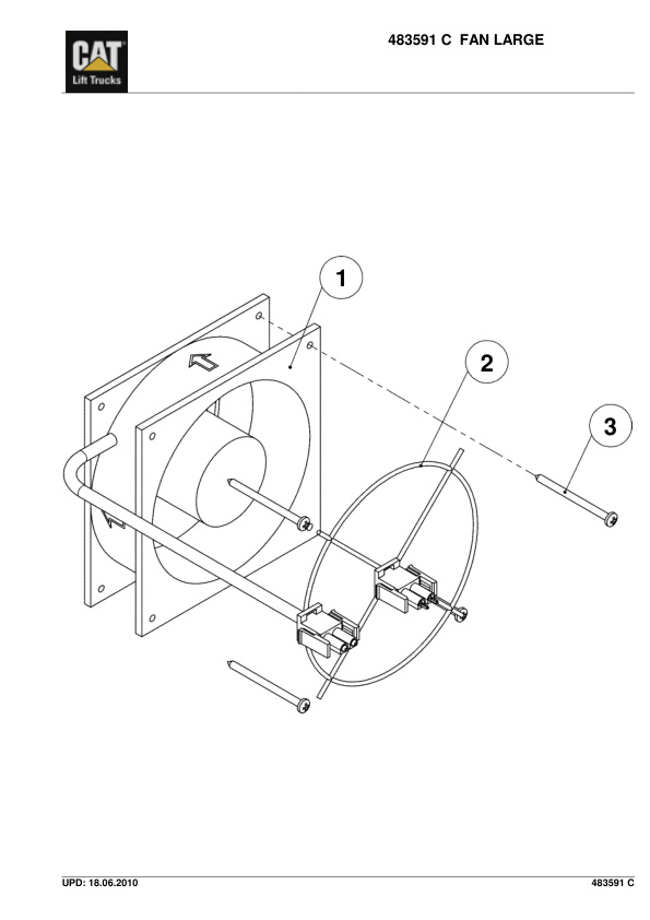 Alternative view of Caterpillar NR14N Parts Manual