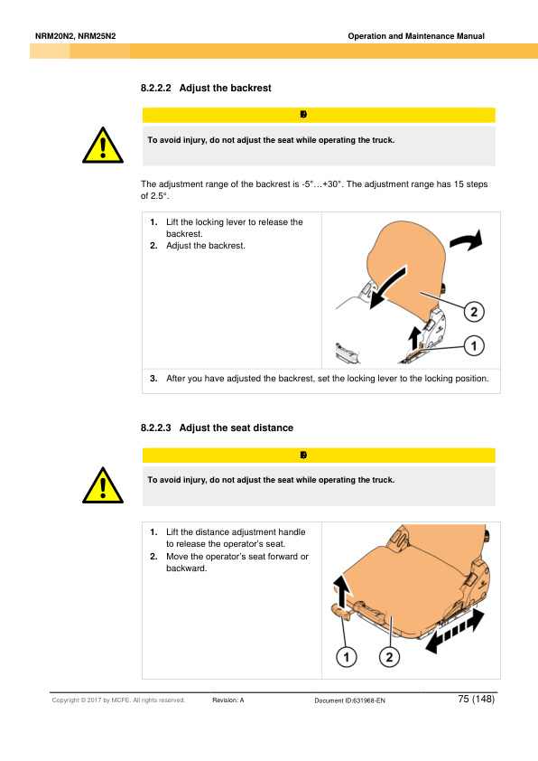 Caterpillar NRM20N2, NRM25N2 Operation and Maintenance Manual 631968 EN-A 2 Caterpillar NRM20N2, NRM25N2 Operation and Maintenance Manual 631968 EN-A - Image 2