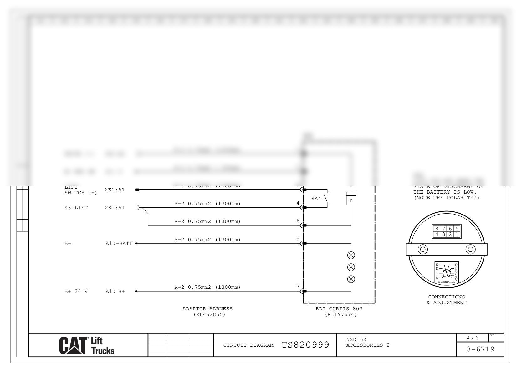 Caterpillar NSD16K Electrical Diagrams TS820999 2 Caterpillar NSD16K Electrical Diagrams TS820999-2