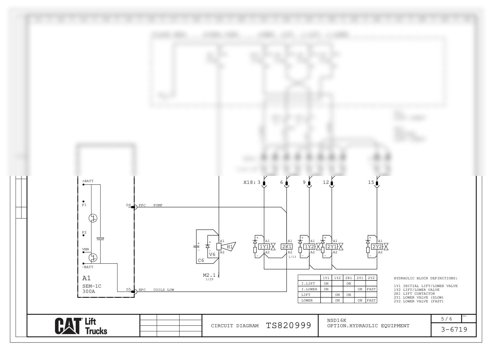 Caterpillar NSD16K Electrical Diagrams TS820999 3 Caterpillar NSD16K Electrical Diagrams TS820999-3
