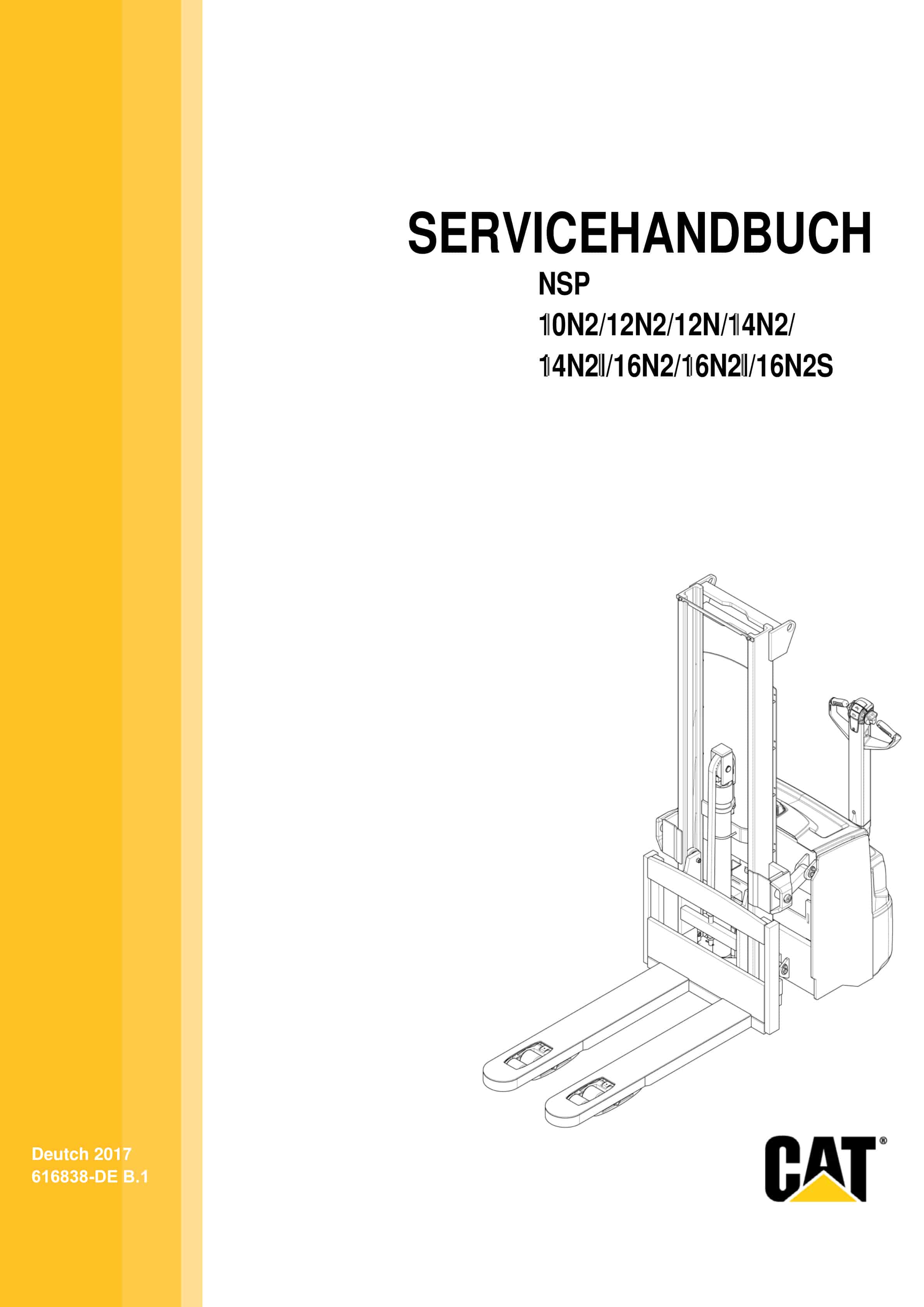 Caterpillar NSP 10N2 to NSP 16N2S Service Manual 616838