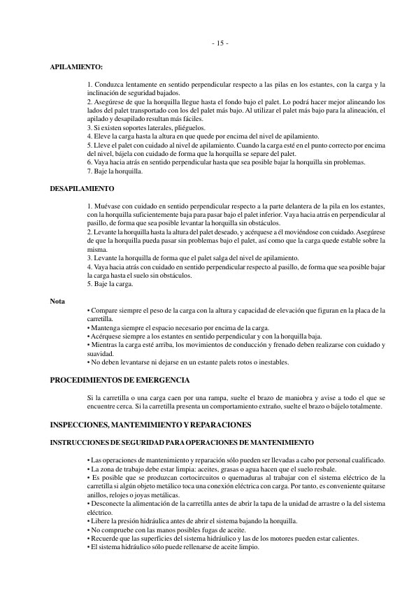 Caterpillar NSP10K, NSP12K, NSP12KI, NSP16K, NSP16KI Operation and Maintenance Manual WHOMM0015 DE-4