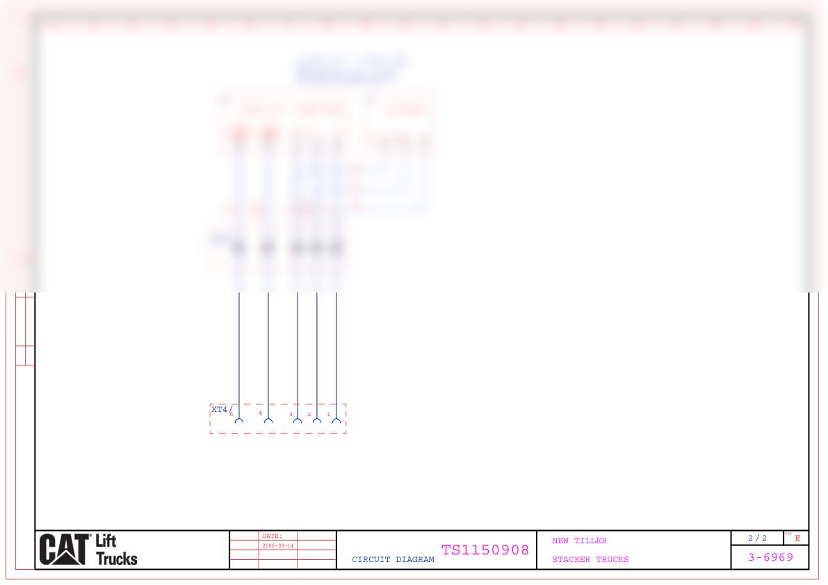 Caterpillar NSP10N, NSP12N Electrical Diagrams TS1230909 4 Caterpillar NSP10N, NSP12N Electrical Diagrams TS1230909-5