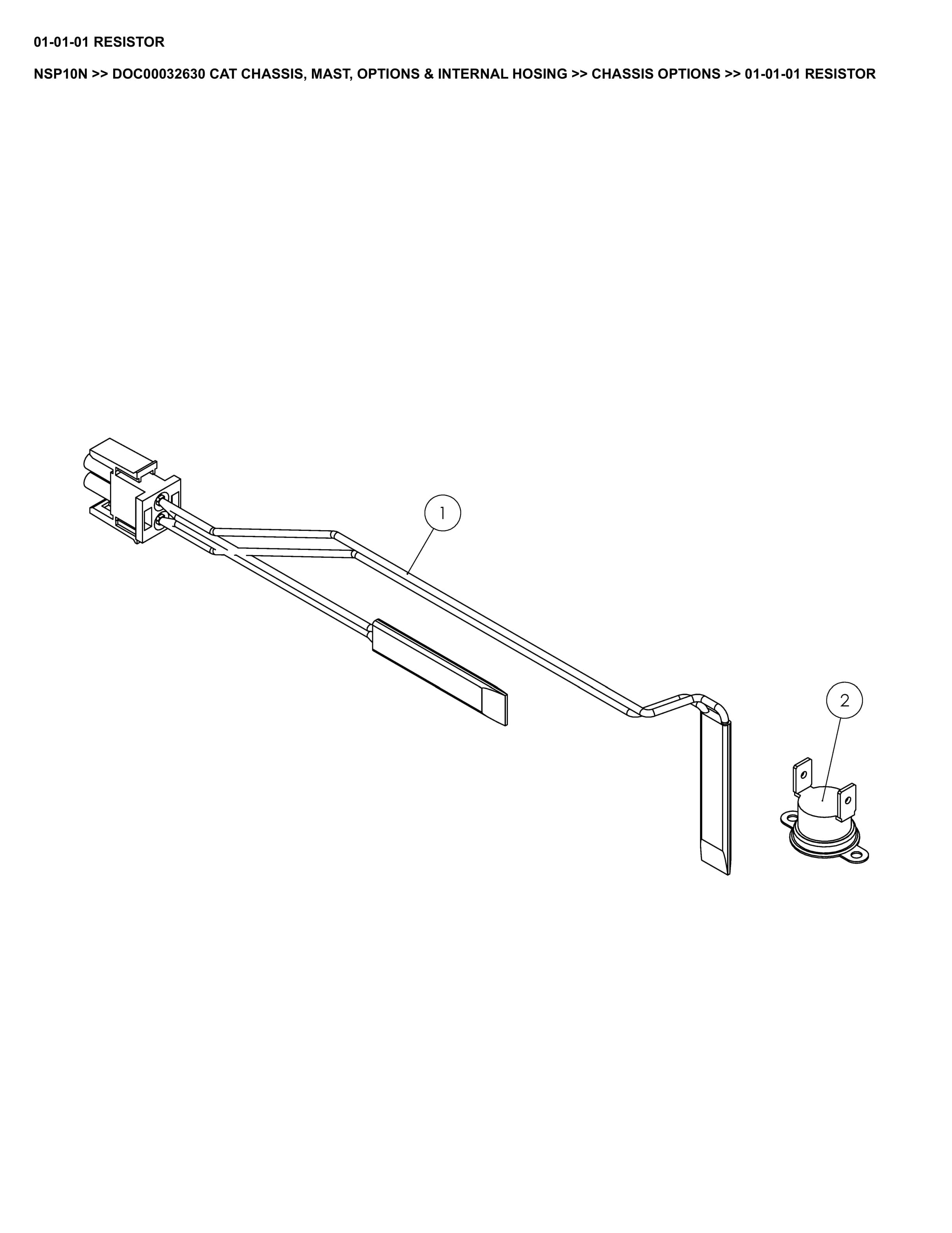 Caterpillar NSP10N Parts Manual DOC00032630