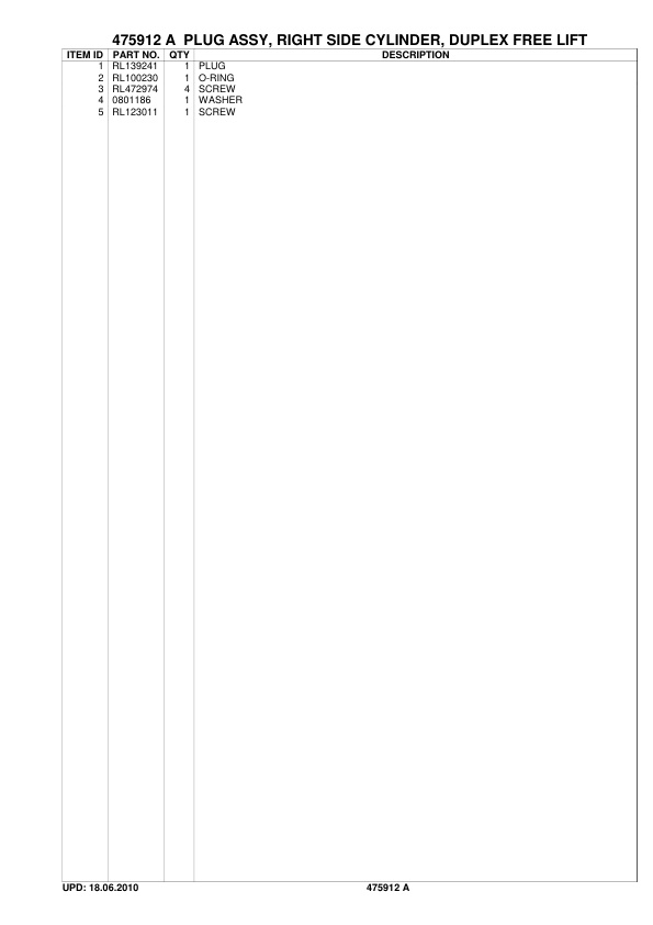 Caterpillar NSP12N Parts Manual 5 Caterpillar NSP12N Parts Manual - Image 5