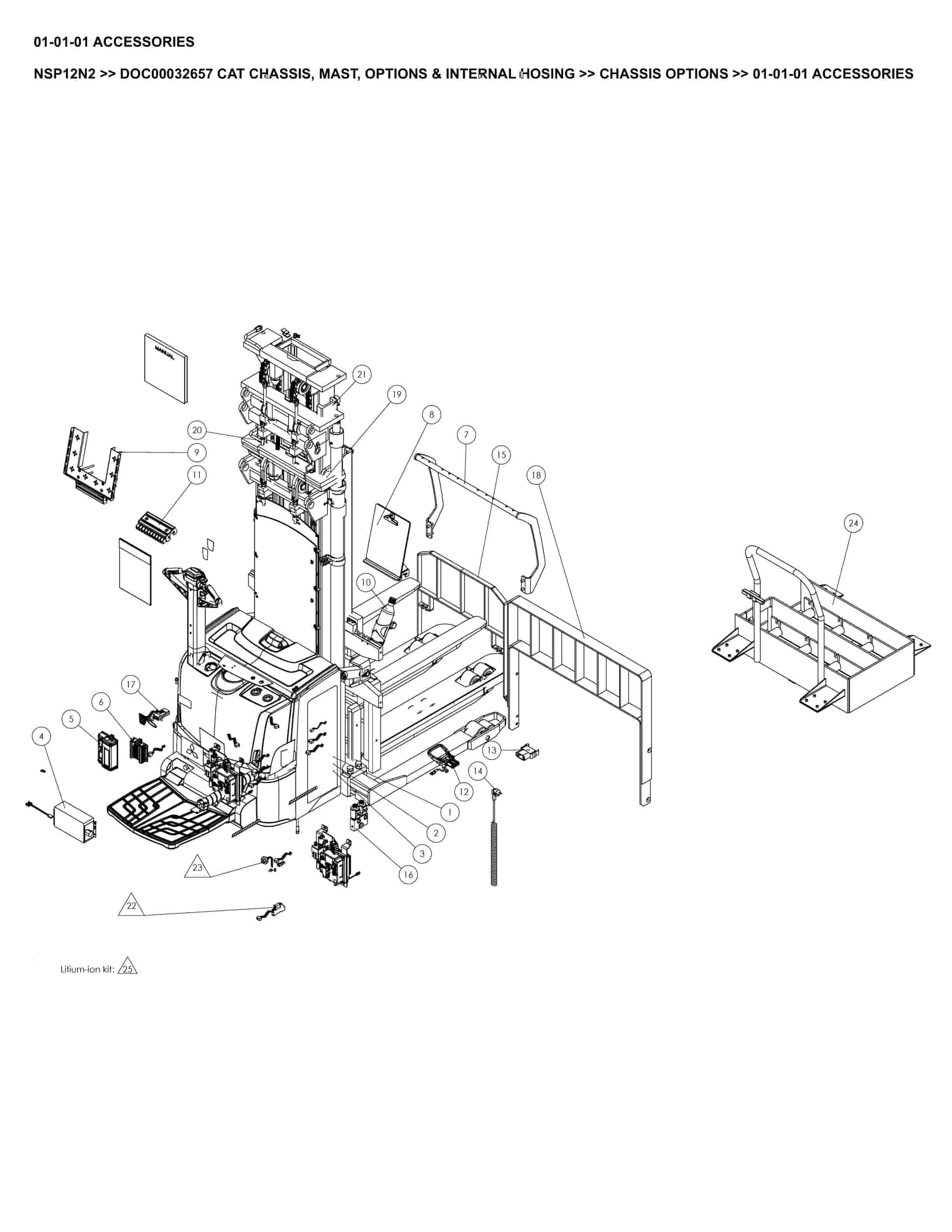 Caterpillar NSP12N2 Parts Manual DOC00032657