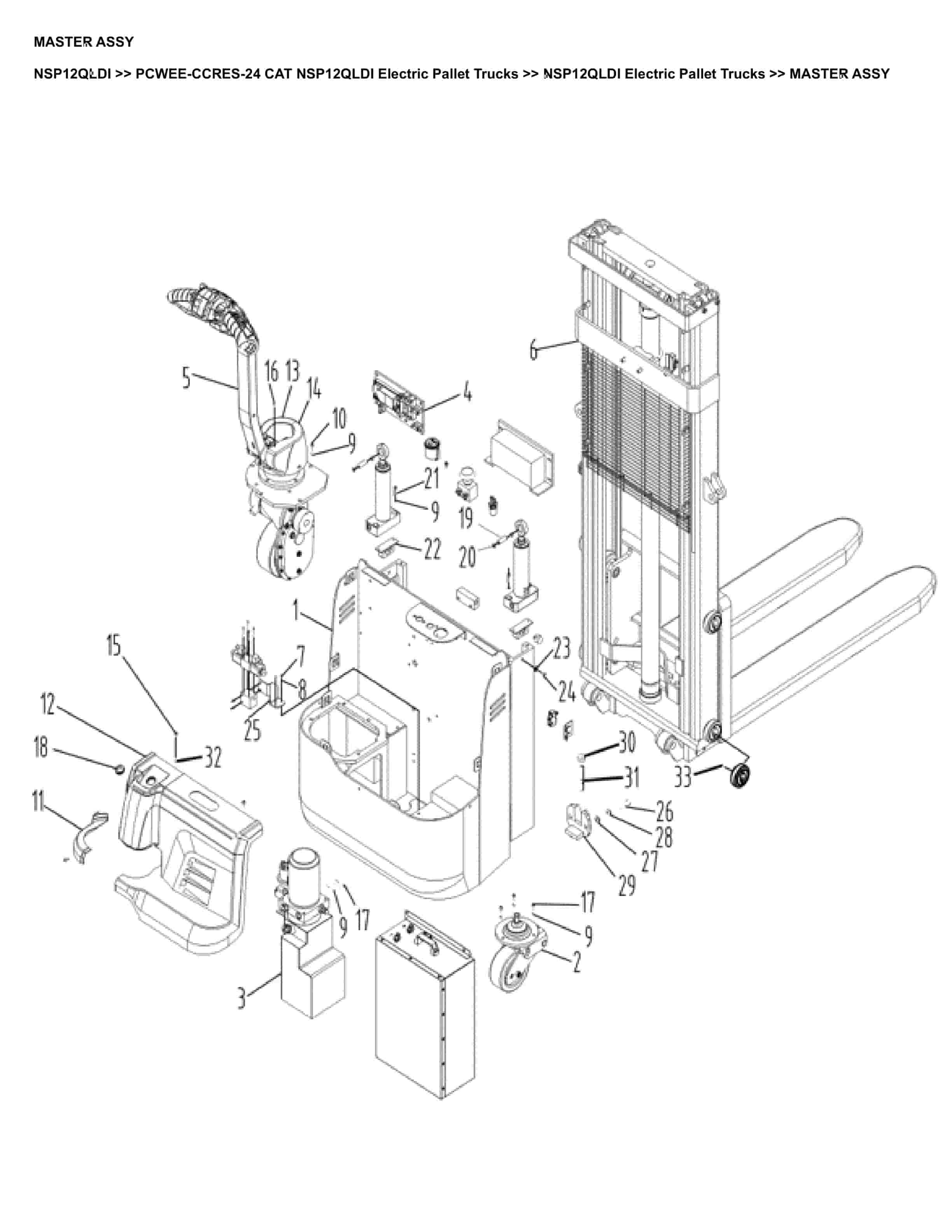 Caterpillar NSP12QLDI Parts Manual PCWEE-CCRES-24
