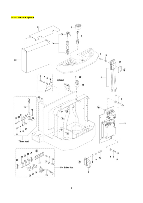 Caterpillar NSP14EAS, NSP18EAS Parts Manual 2 Caterpillar NSP14EAS, NSP18EAS Parts Manual-2