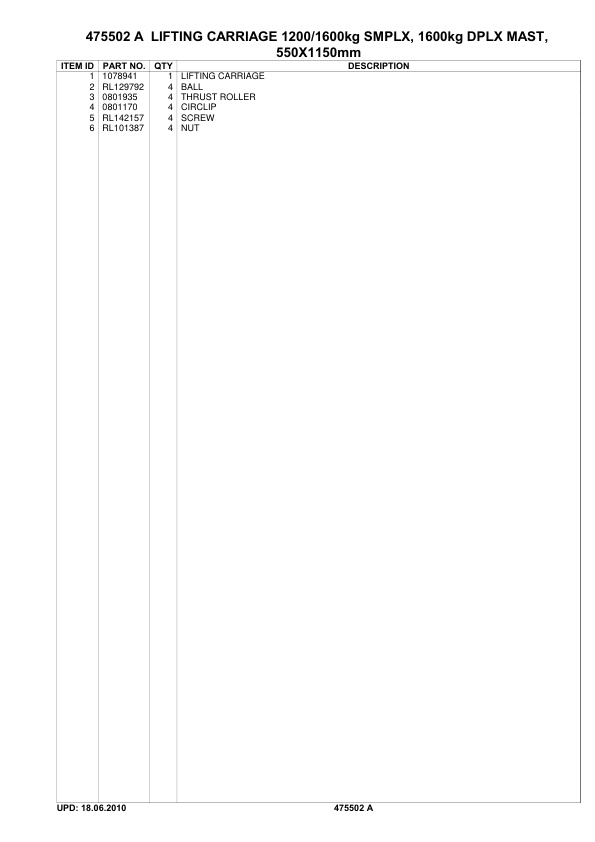 Caterpillar NSP16N Parts Manual 3 Caterpillar NSP16N Parts Manual - Image 3