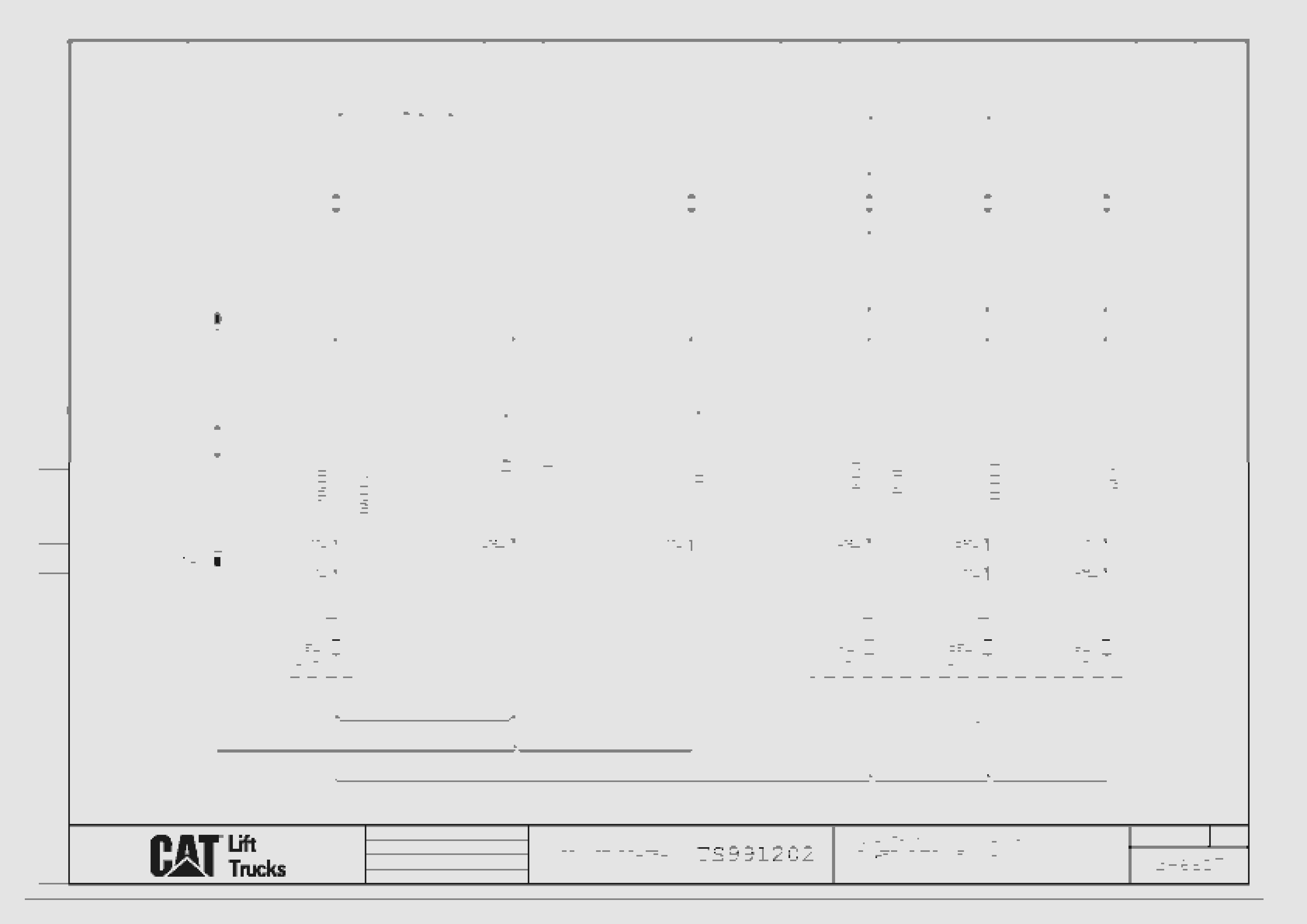 Caterpillar NSR12K, NSR16K, NSR20K Electrical Diagrams TS991202