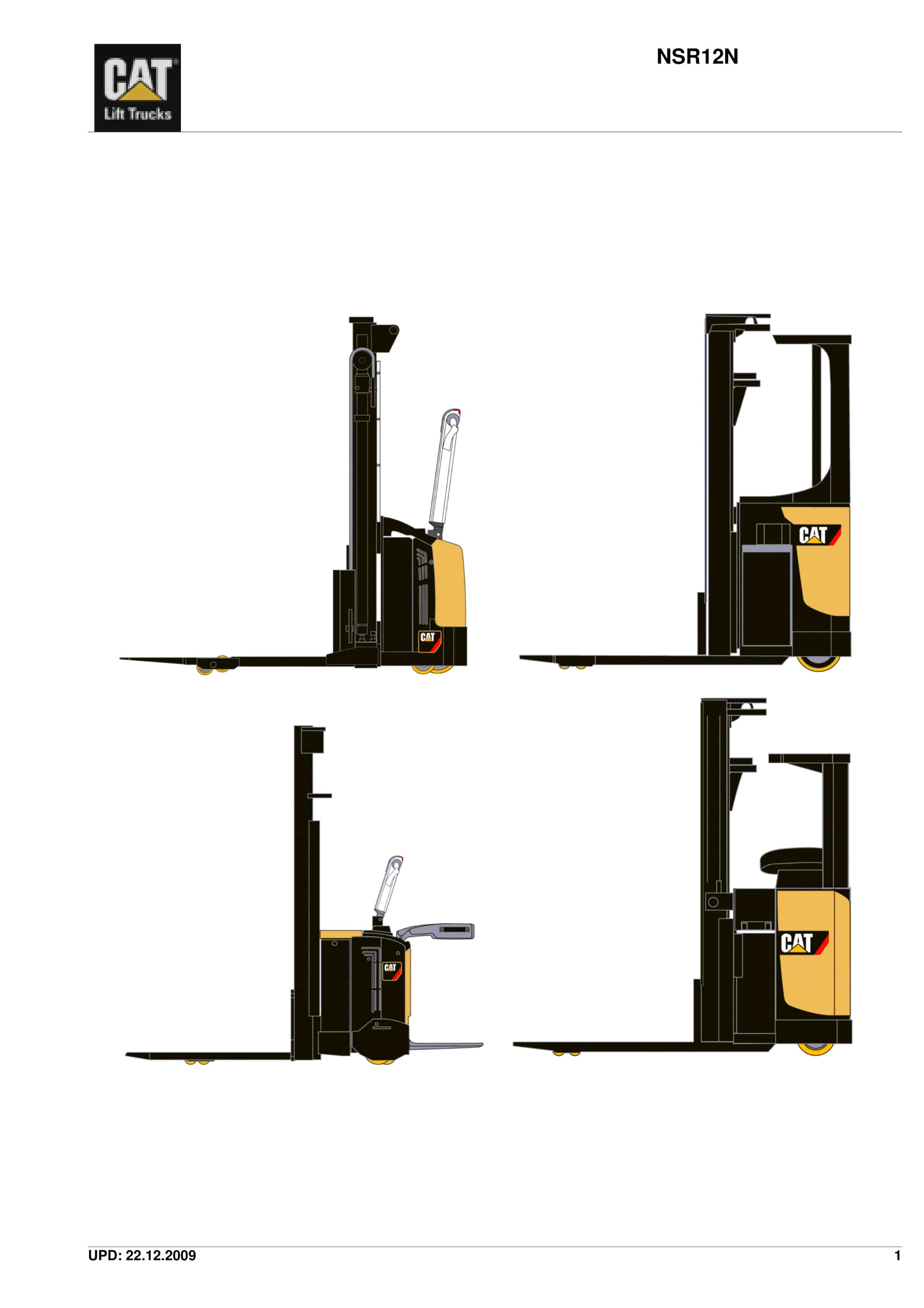 Caterpillar NSR12N Parts Manual