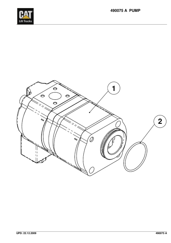 Caterpillar NSR20N Parts Manual 4 Caterpillar NSR20N Parts Manual - Image 4