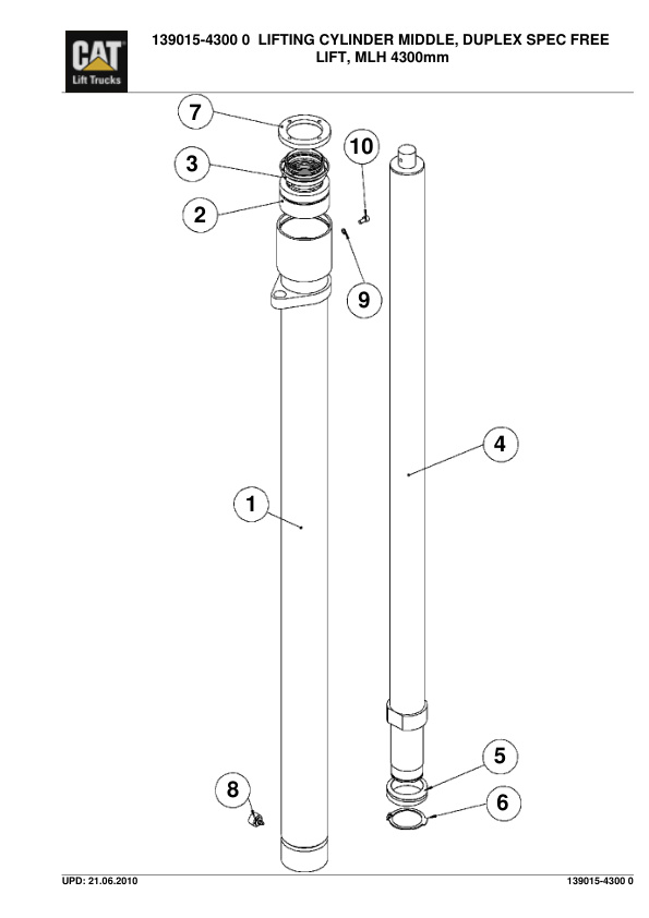 Alternative view of Caterpillar NSS15N Parts Manual