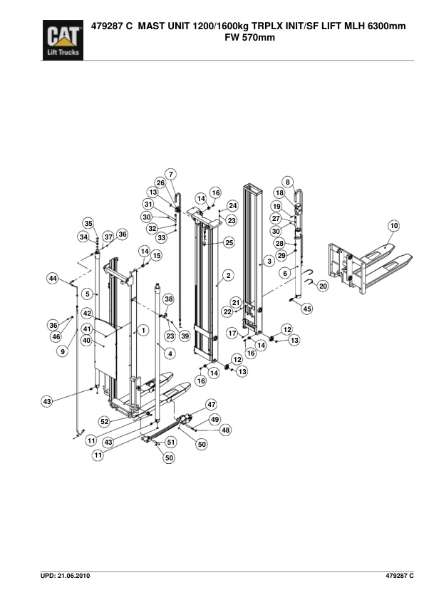 Caterpillar NSS15NI Parts Manual 3 Caterpillar NSS15NI Parts Manual - Image 3