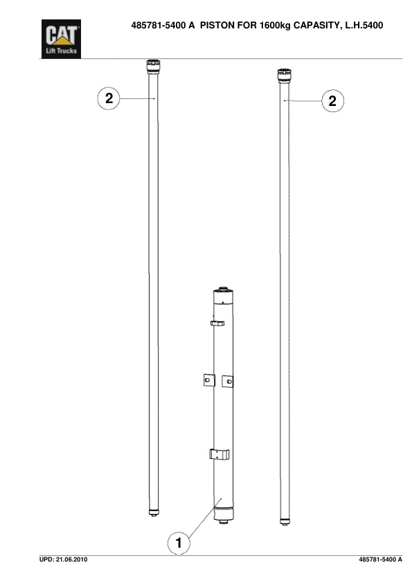 Alternative view of Caterpillar NSS20N Parts Manual