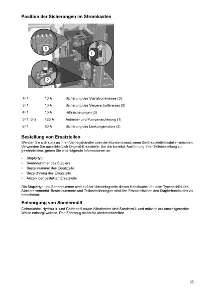 Caterpillar NSV12N, NSV12NI, NSV16N, NSV16NI, NPV20ND Operation and Maintenance Manual SWHSU-00132 DE 5 Caterpillar NSV12N, NSV12NI, NSV16N, NSV16NI, NPV20ND Operation and Maintenance Manual SWHSU-00132 DE - Image 5