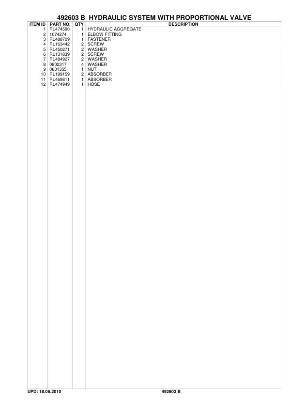 Alternative view of Caterpillar NSV12N Parts Manual