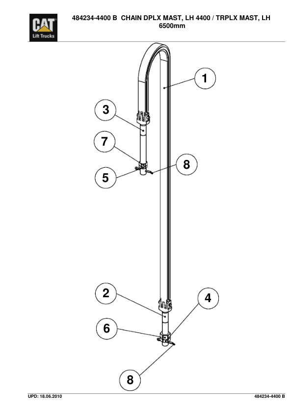 Caterpillar NSV12N Parts Manual 3 Caterpillar NSV12N Parts Manual - Image 3