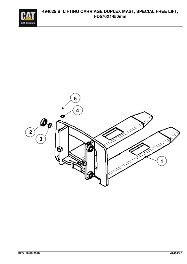 Caterpillar NSV12N Parts Manual 5 Caterpillar NSV12N Parts Manual - Image 5