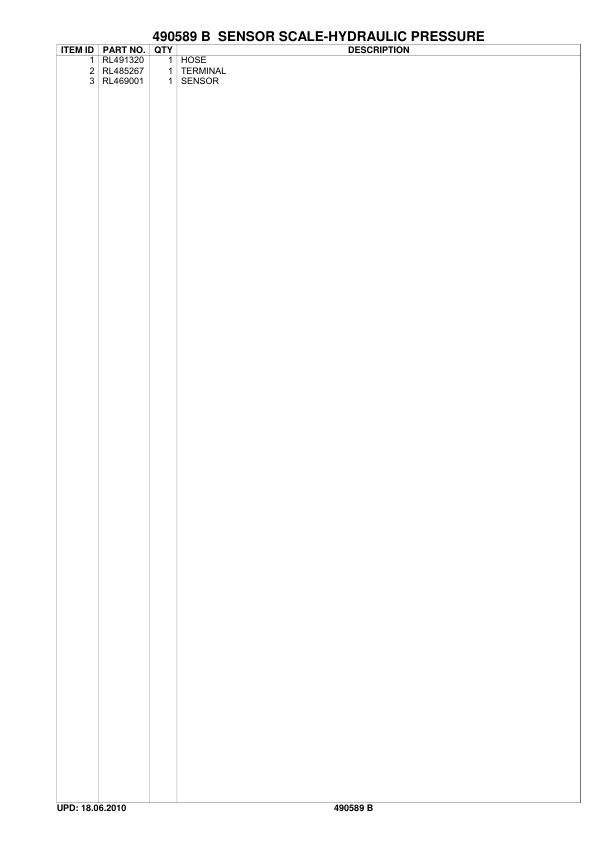 Alternative view of Caterpillar NSV12NI Parts Manual