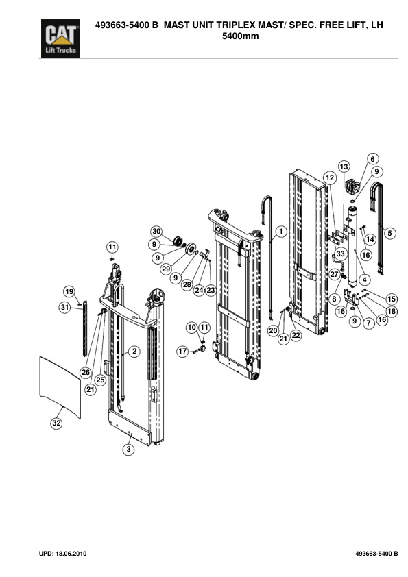 Caterpillar NSV12NI Parts Manual 3 Caterpillar NSV12NI Parts Manual - Image 3