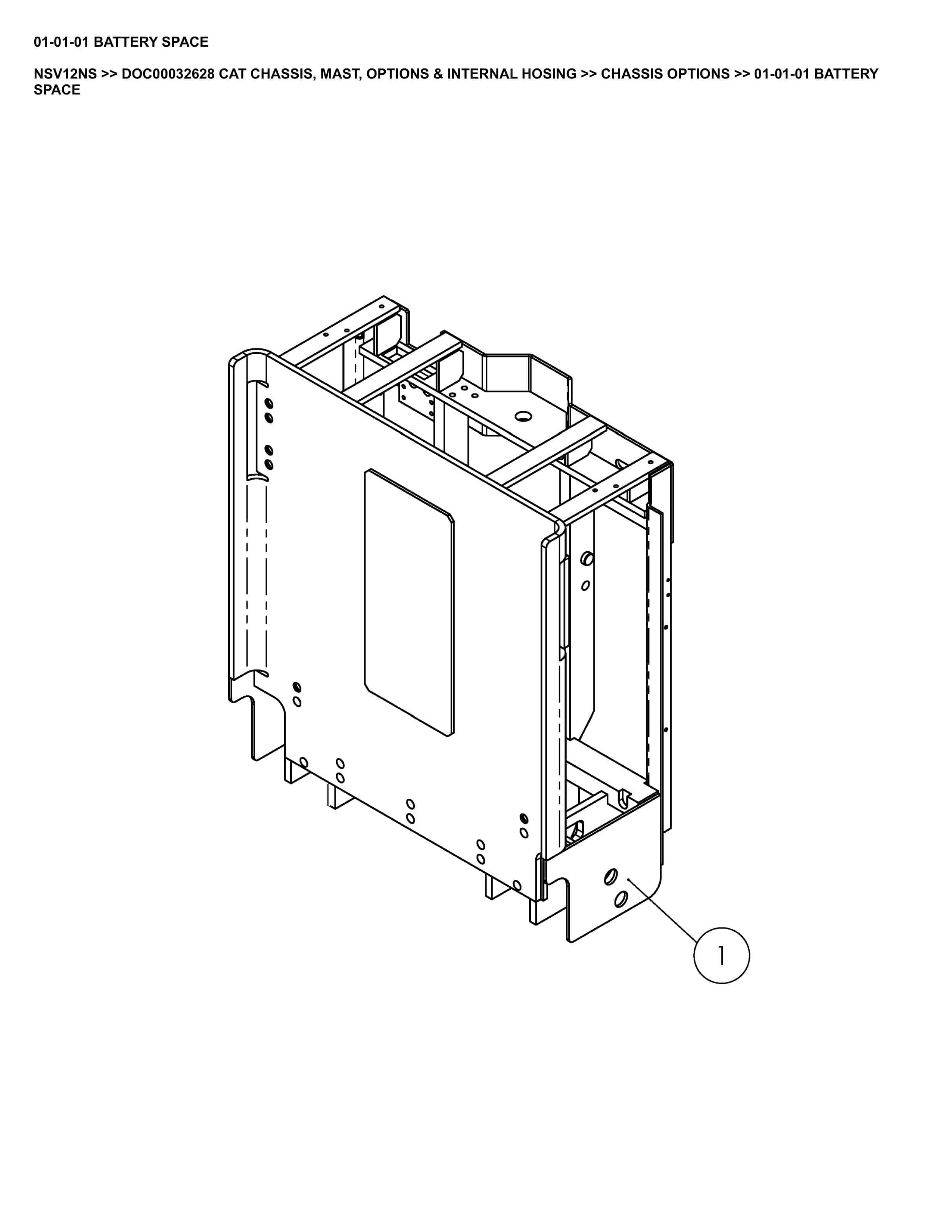 Caterpillar NSV12NS Parts Manual DOC00032628