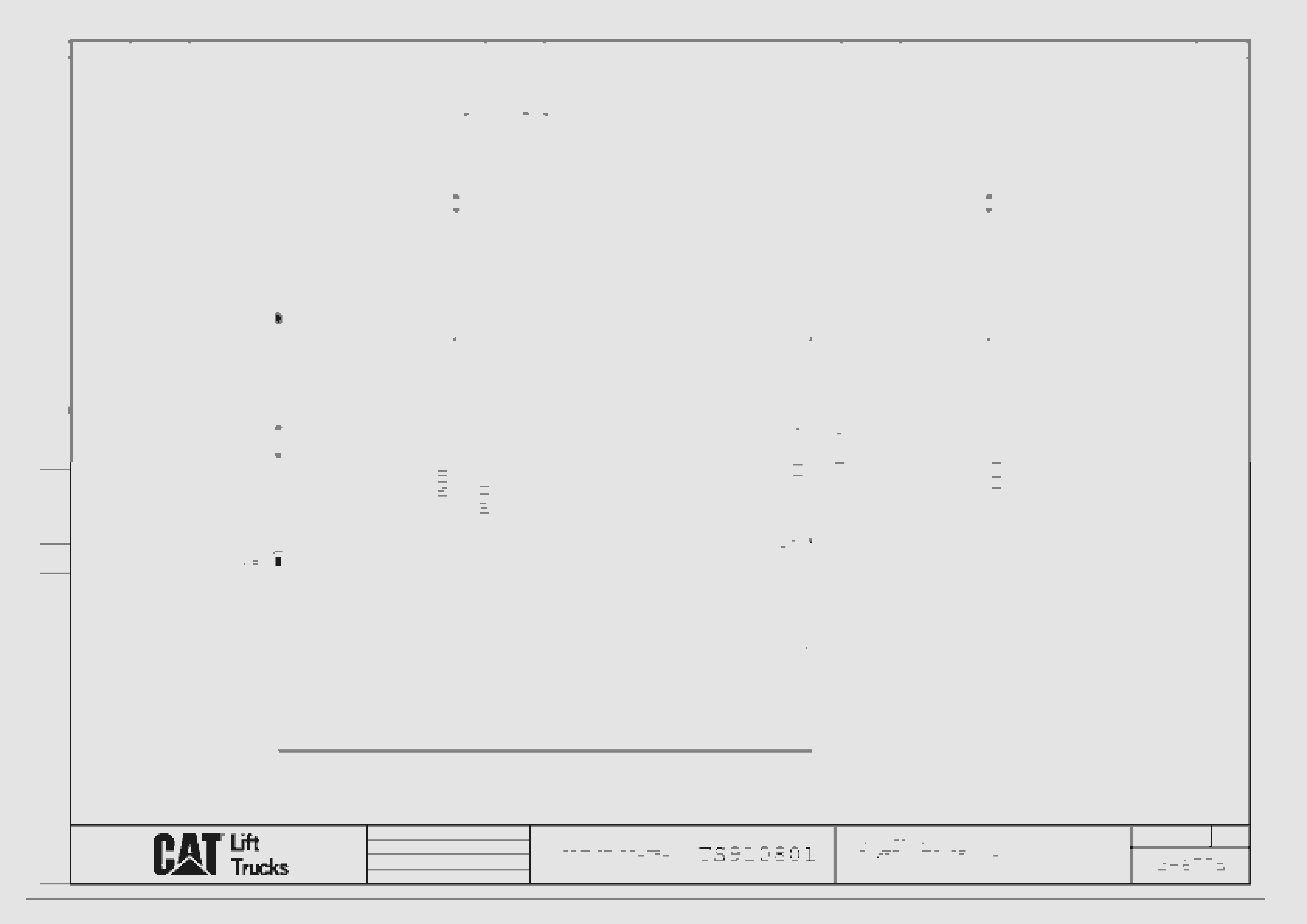 Caterpillar NSV16K, NSV16KI Electrical Diagrams TS910801