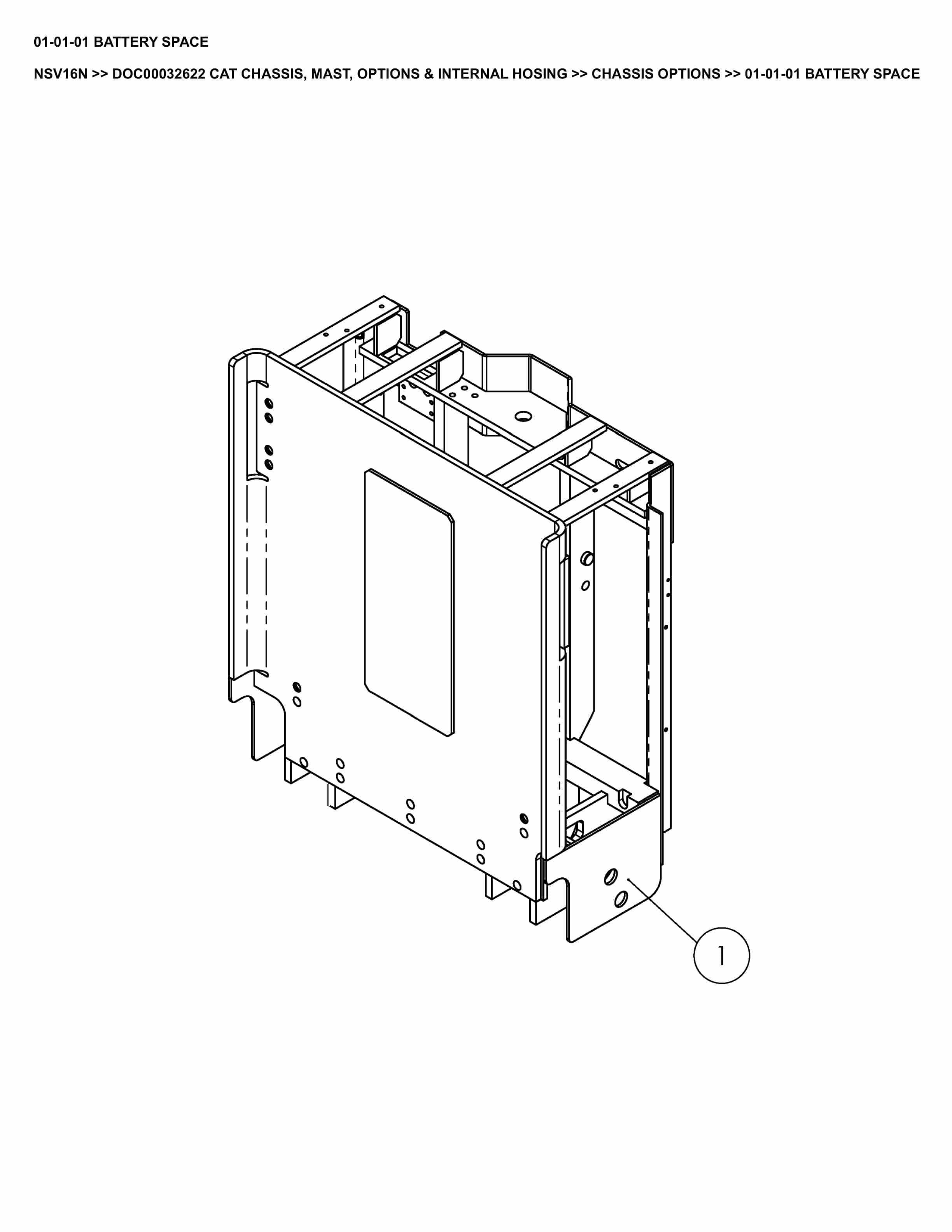 Caterpillar NSV16N Parts Manual DOC00032622