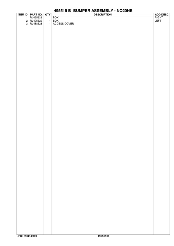 Alternative view of Caterpillar NTR30N Parts Manual