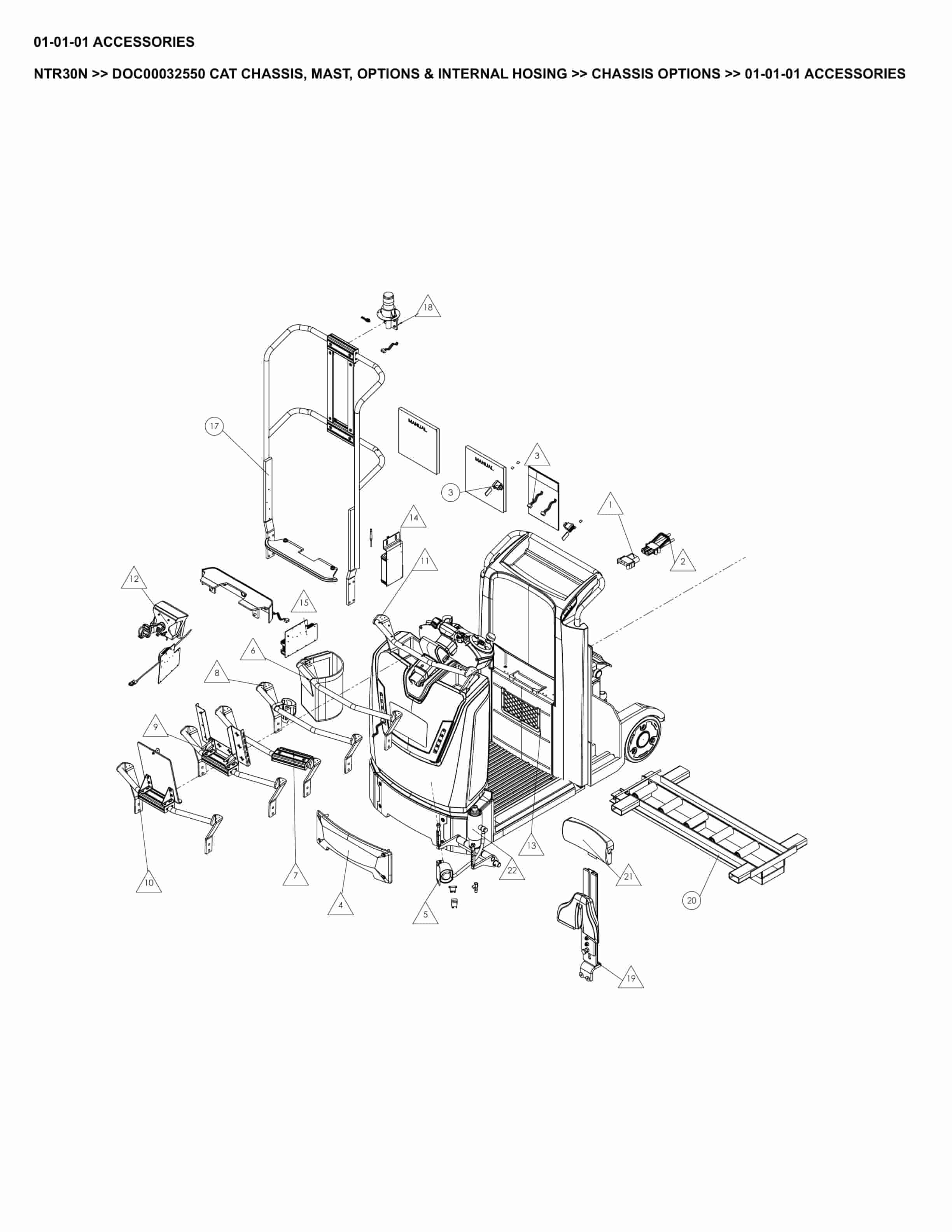 Caterpillar NTR30N Parts Manual DOC00032550