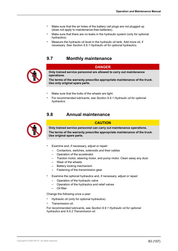 Caterpillar NTR30N2, NTR50N2 Operation and Maintenance Manual 646734 EN-A 4 Caterpillar NTR30N2, NTR50N2 Operation and Maintenance Manual 646734 EN-A - Image 4