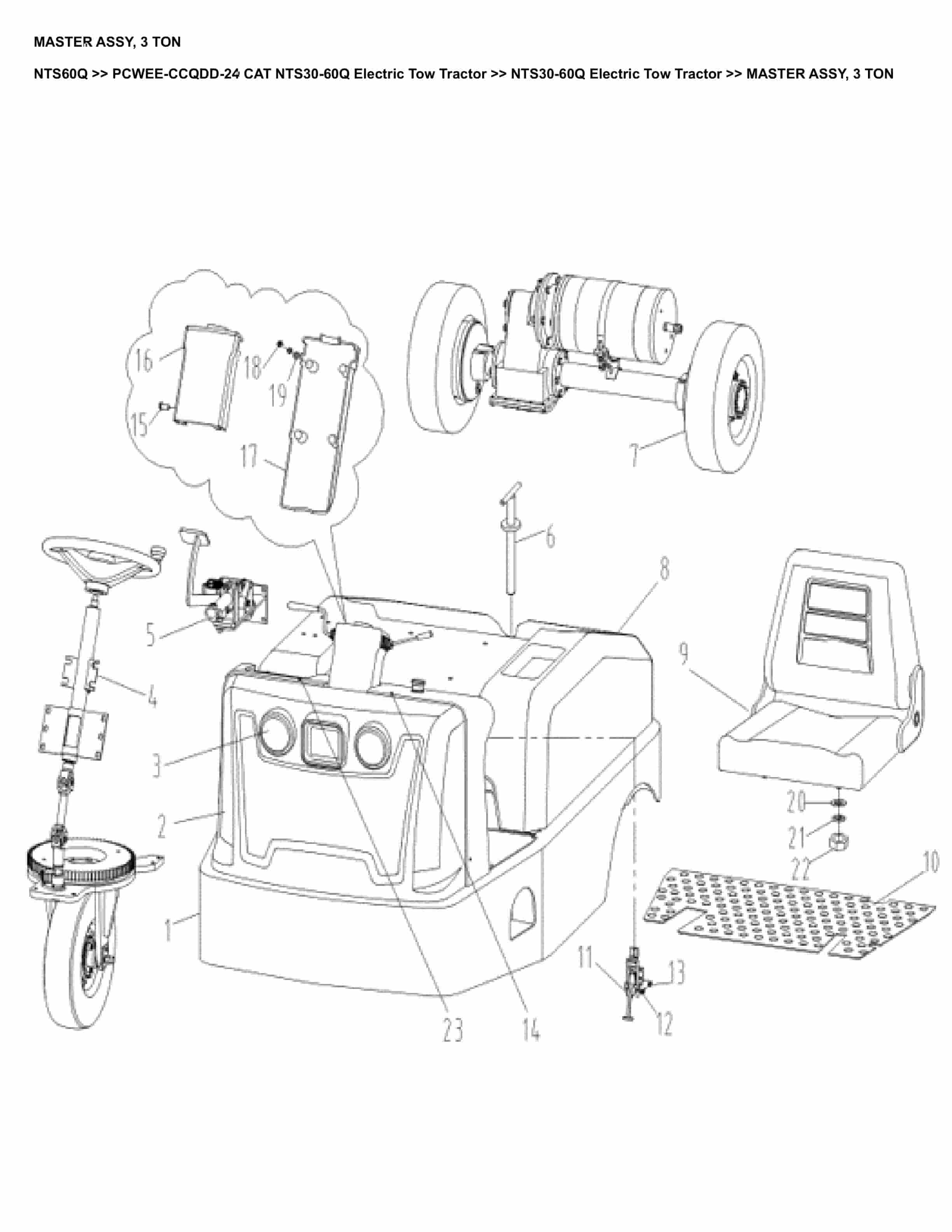 Caterpillar NTS60Q Parts Manual PCWEE-CCQDD-24