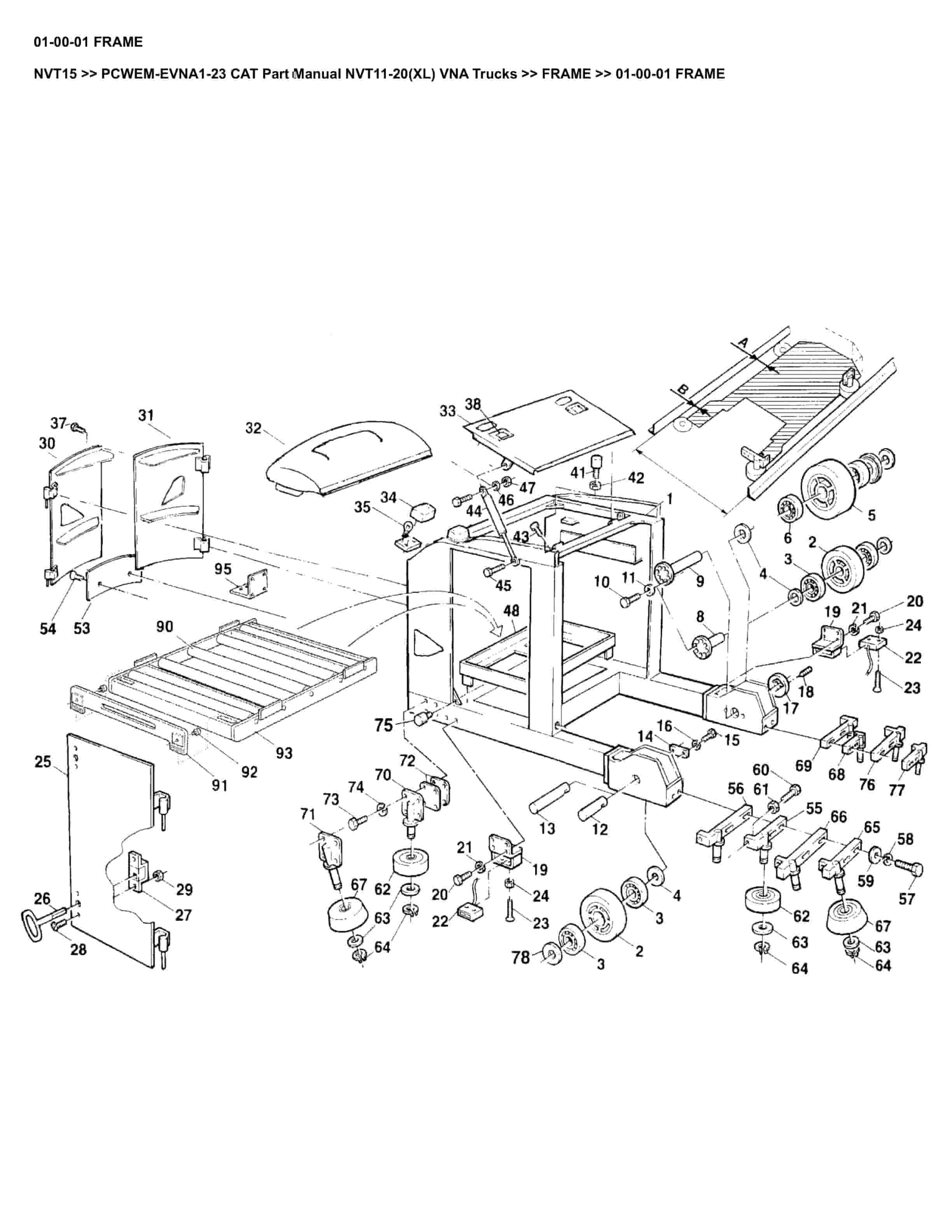 Caterpillar NVT15 Parts Manual PCWEM-EVNA1-23