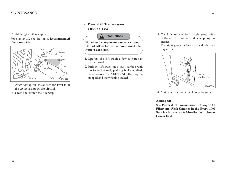 Caterpillar P17500, P20000 Operation and Maintenance Manual 99700-82110 4 Caterpillar P17500, P20000 Operation and Maintenance Manual 99700-82110-4