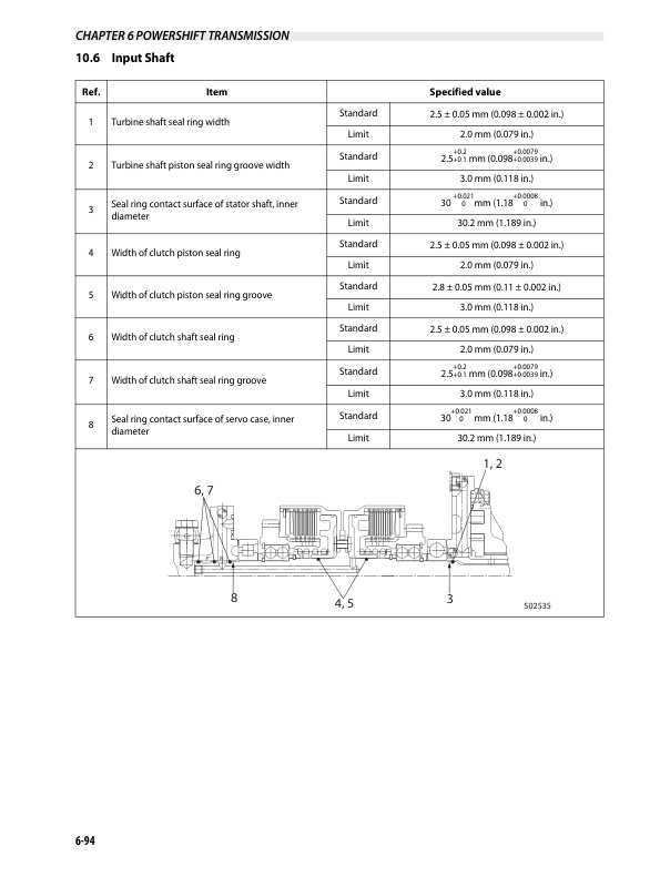 Alternative view of Caterpillar P3000 to P7000 Chassis and Mast Service Manual 99719-89140