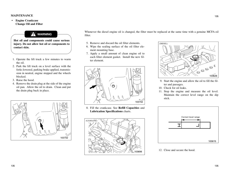 Caterpillar P3000 to P7000 Operation and Maintenance Manual 99710-82110 5 Caterpillar P3000 to P7000 Operation and Maintenance Manual 99710-82110-5