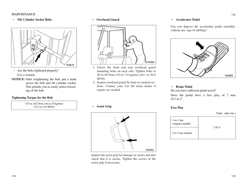 Caterpillar P3000 to P7000 Operation and Maintenance Manual 99710-82130 3 Caterpillar P3000 to P7000 Operation and Maintenance Manual 99710-82130-3