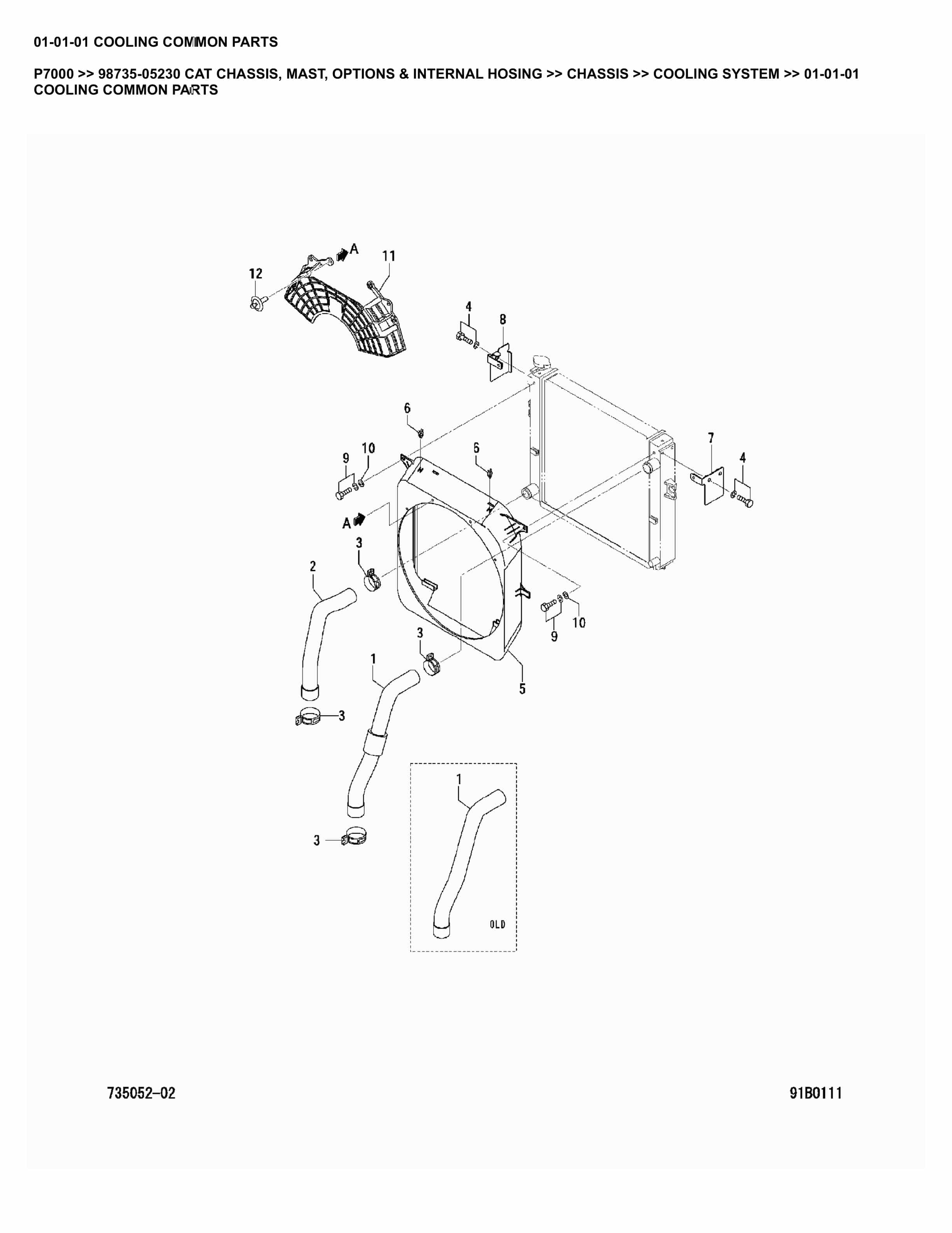 Caterpillar P7000 Parts Manual 98735-05230