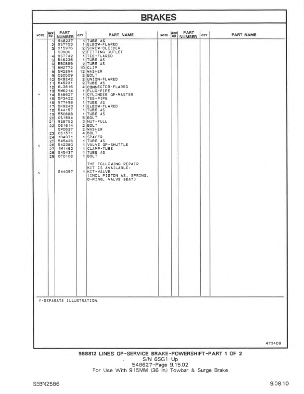 Caterpillar R40, R50, RC60 Lift Trucks Parts Manual SEBN2586-04 3 Caterpillar R40, R50, RC60 Lift Trucks Parts Manual SEBN2586-04 - Image 3