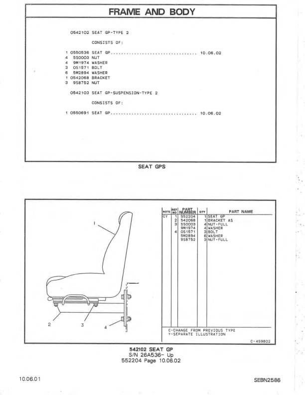 Caterpillar R40, R50, RC60 Lift Trucks Parts Manual SEBN2586-04 4 Caterpillar R40, R50, RC60 Lift Trucks Parts Manual SEBN2586-04 - Image 4