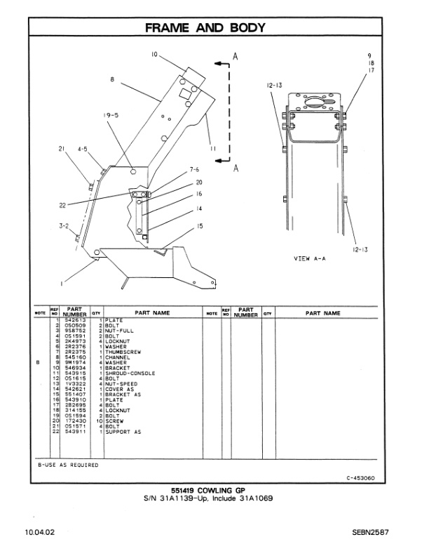 Caterpillar R40, R50, RC60 Lift Trucks Parts Manual SEBN2587-04 4 Caterpillar R40, R50, RC60 Lift Trucks Parts Manual SEBN2587-04-4