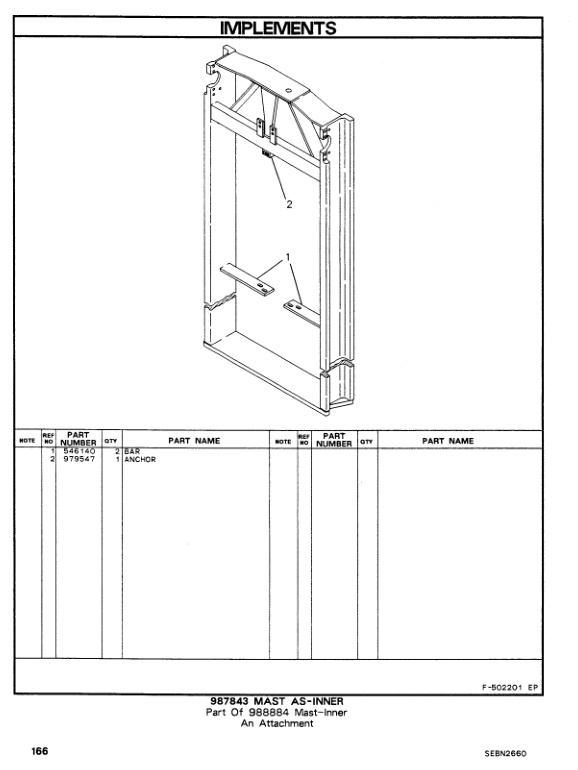 Caterpillar R40, R50, RC60 Lift Trucks Parts Manual SEBN2660 5 Caterpillar R40, R50, RC60 Lift Trucks Parts Manual SEBN2660-5