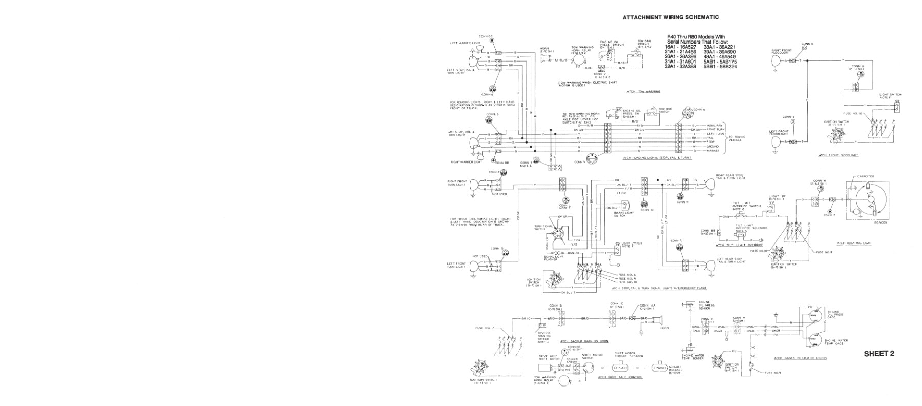 Caterpillar R40, R50, RC60, R60, R70, R80 Lift Trucks Electrical System Schematic SENB8244-02 2 Caterpillar R40, R50, RC60, R60, R70, R80 Lift Trucks Electrical System Schematic SENB8244-02-2