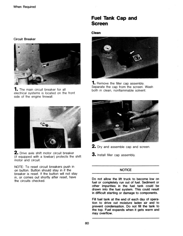 Caterpillar R40 to R80 Lift Trucks Operation and Maintenance Manual SEBU5989 3 Caterpillar R40 to R80 Lift Trucks Operation and Maintenance Manual SEBU5989 - Image 3