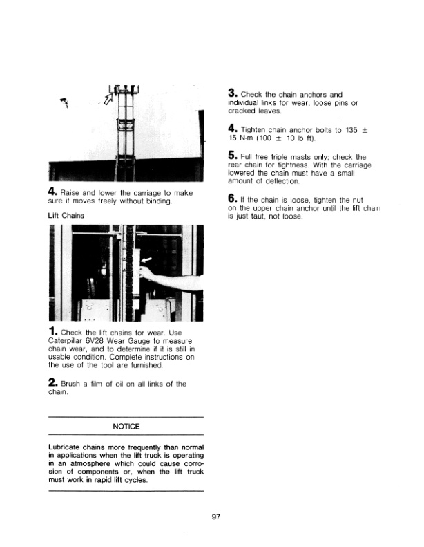 Caterpillar R40 to R80 Lift Trucks Operation and Maintenance Manual SEBU5989 5 Caterpillar R40 to R80 Lift Trucks Operation and Maintenance Manual SEBU5989 - Image 5